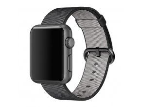 reminek nylonovy pleteny apple watch cerny 01